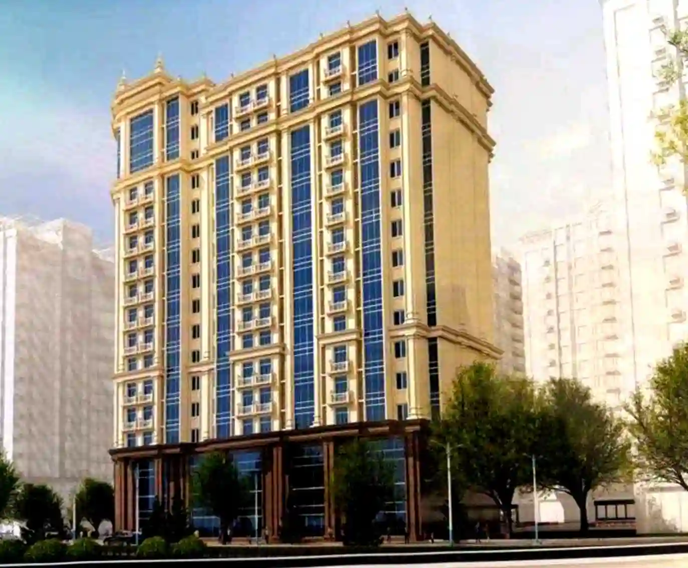 3-к квартира, 14 этаж, 103 м², Фирдавси