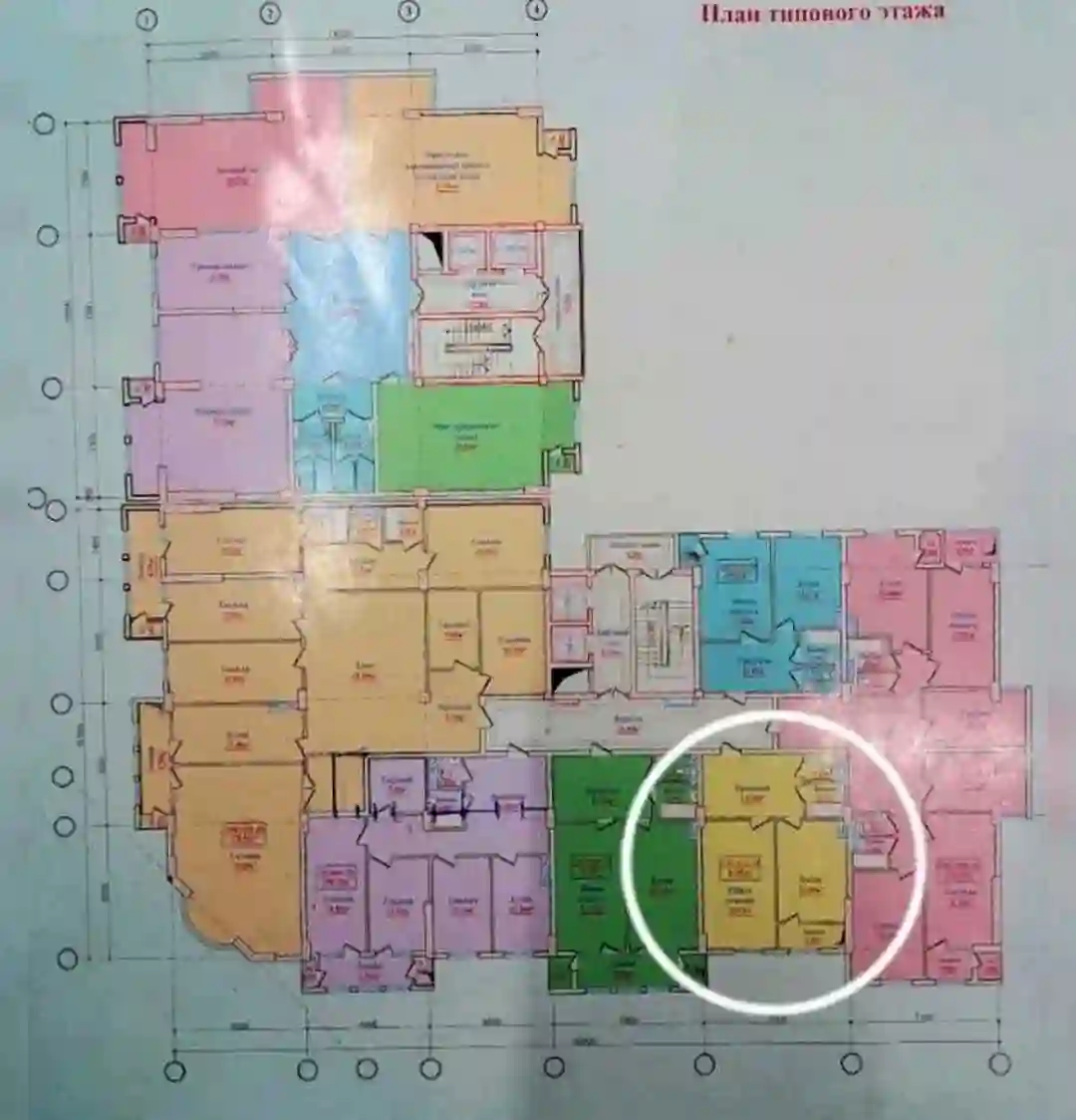 1-к квартира, 10 этаж, 62 м², Шохмансур