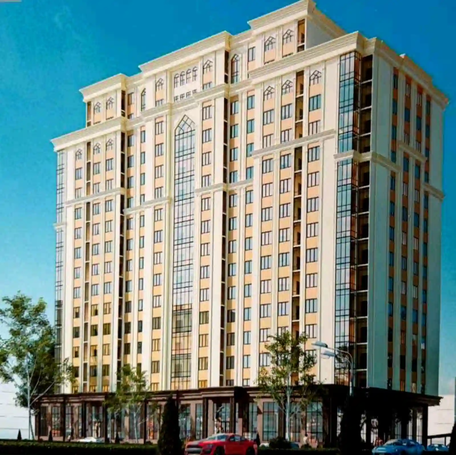 2-к квартира, 10 этаж, 74 м², Фирдавси