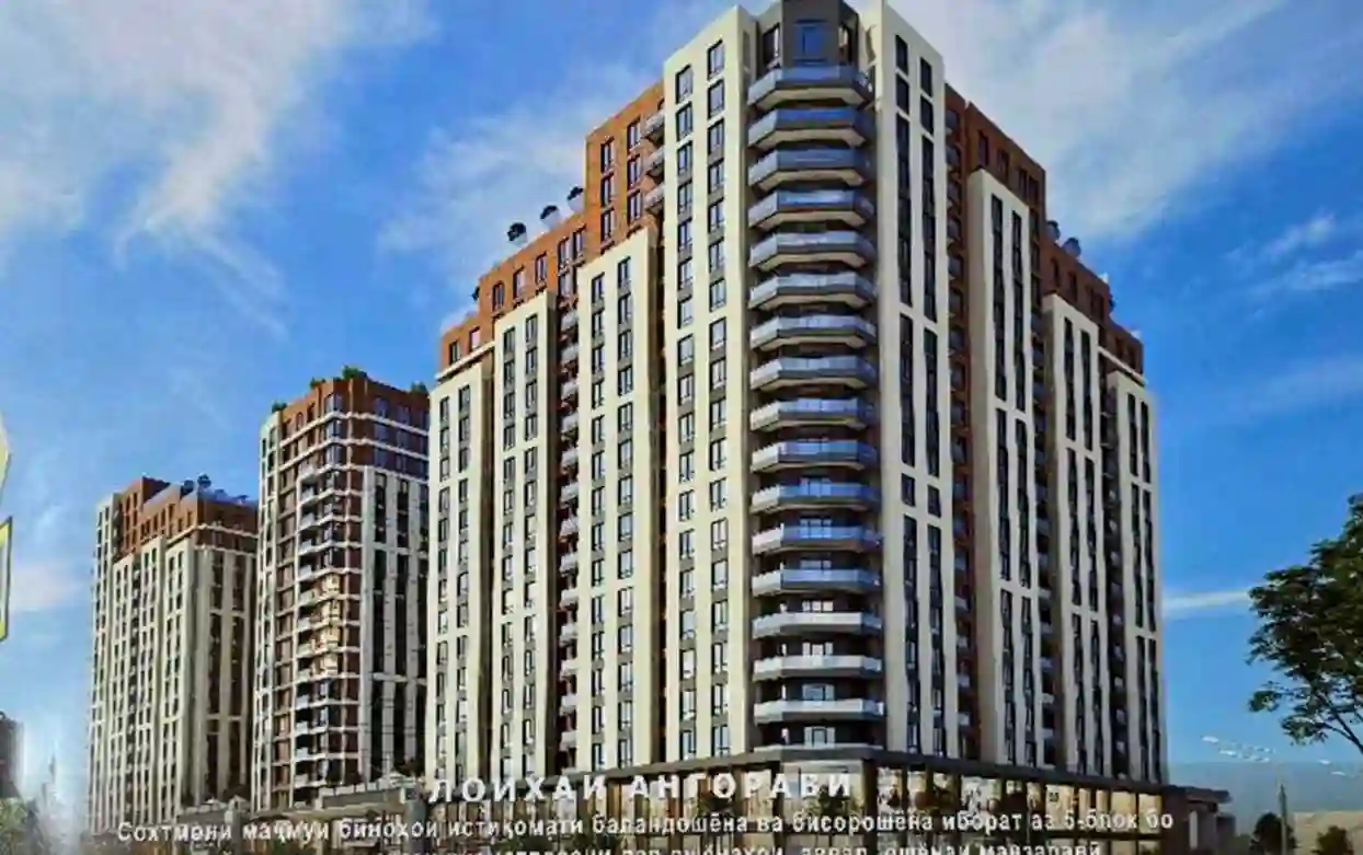 2-к квартира, 10 этаж, 106 м², Исмоил Сомони