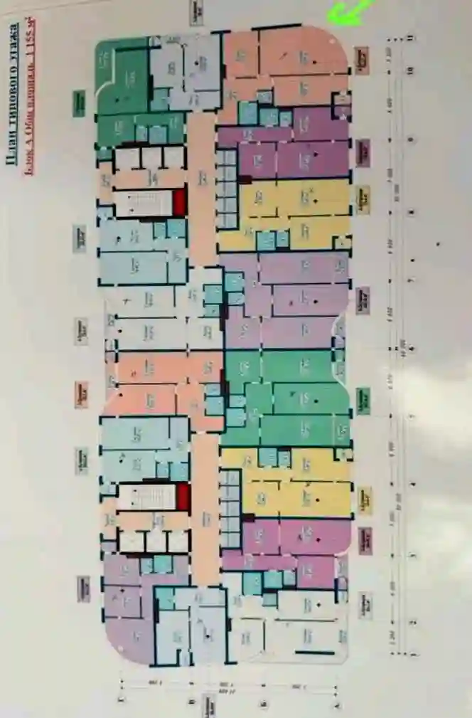 2-к квартира, 12 этаж, 91 м², Шохмансур