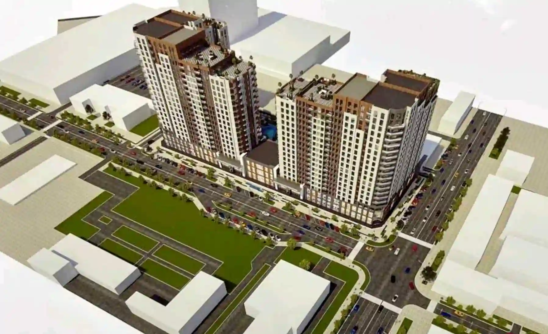 2-к квартира, 16 этаж, 106 м², Исмоил Сомони