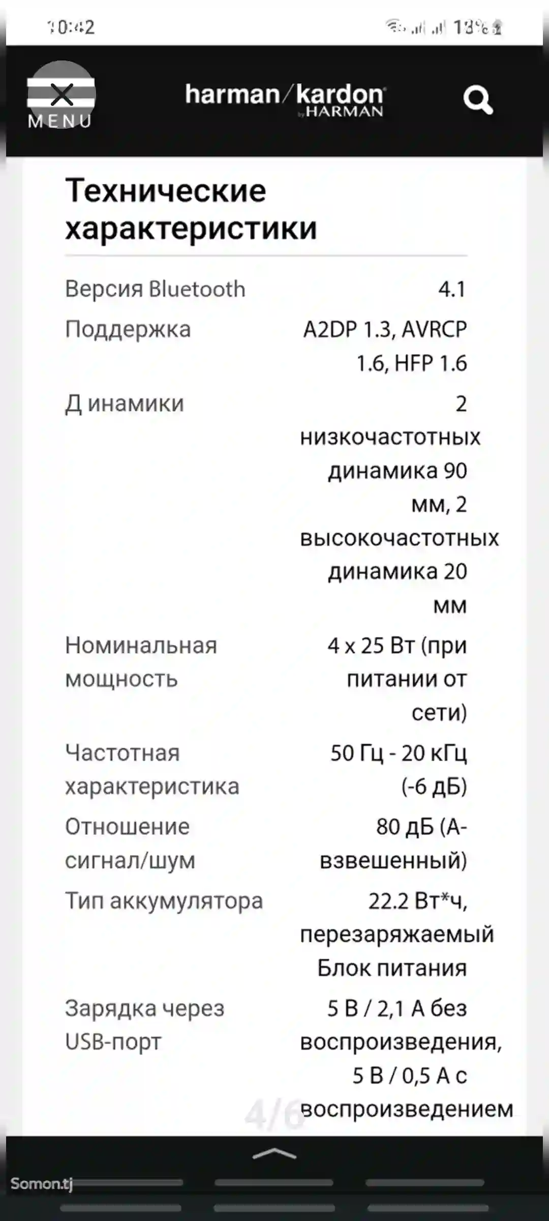 калонка Harman Kardon GO+PLAY 