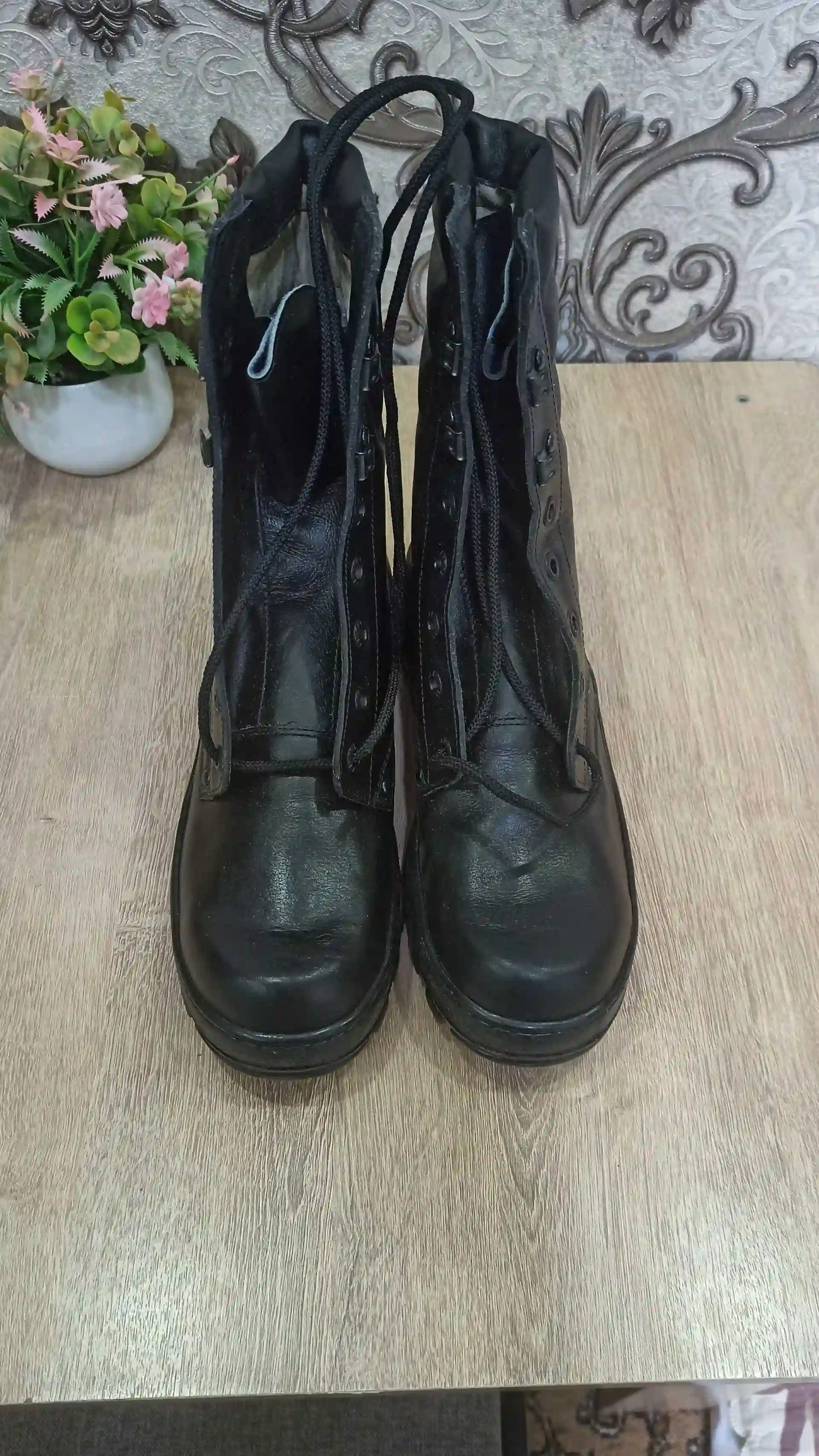 Берцы натуральная кожа 