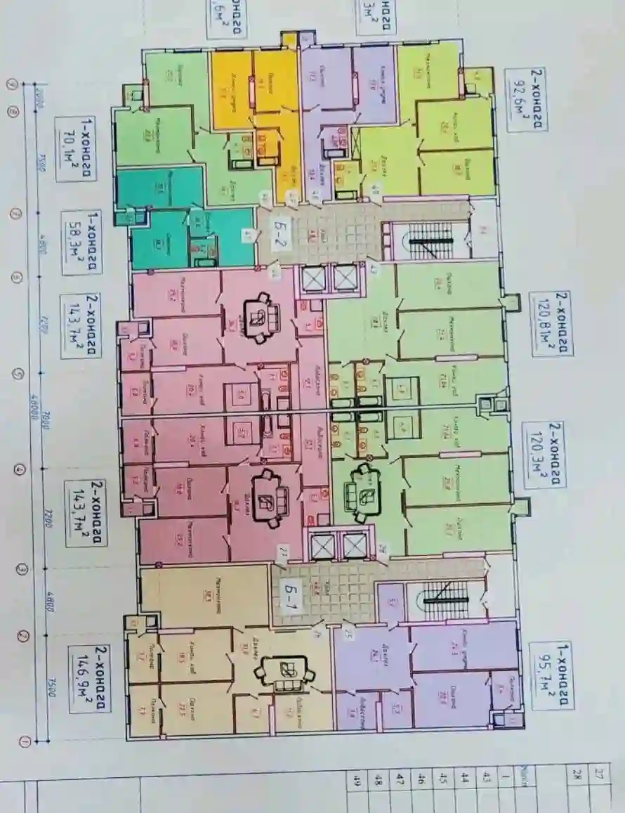 2-к квартира, 10 этаж, 120 м², Шохмансур