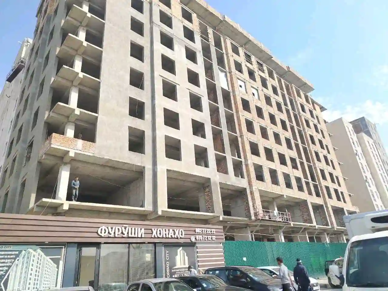 2-к квартира, 9 этаж, 69 м², пешибозор