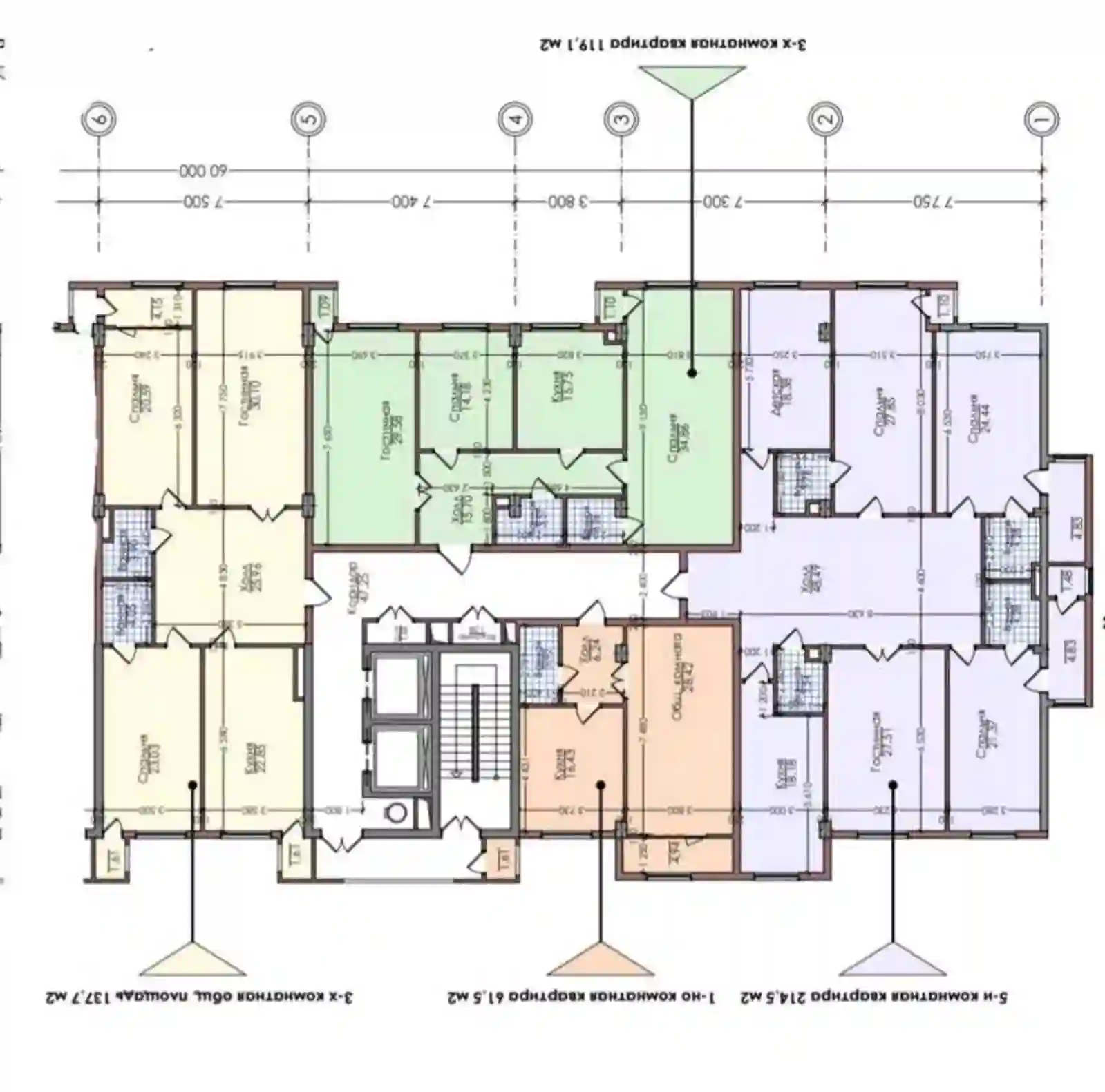 3-к квартира, 9 этаж, 137 м², Шохмансур