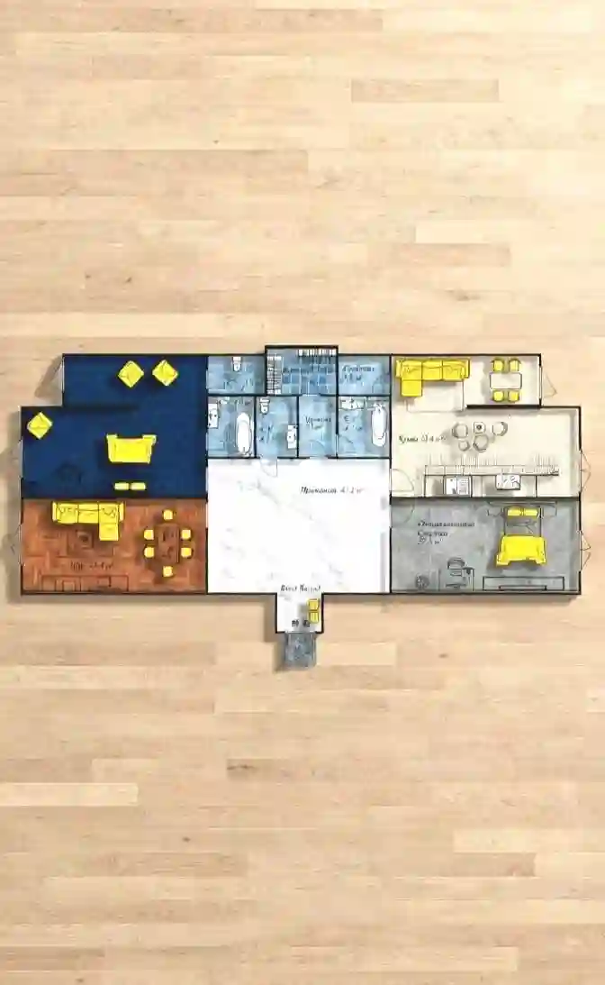 4-к квартира, 5 этаж, 184 м², Шохмансур
