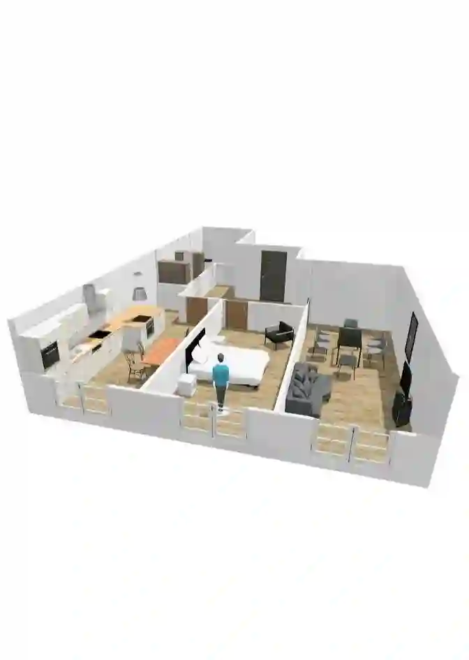 2-к квартира, 5 этаж, 100 м², Шохмансур