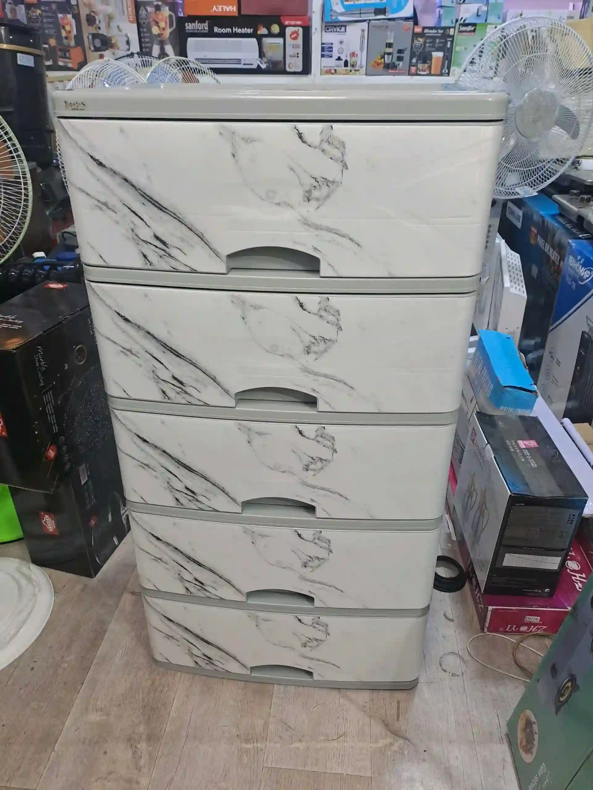 Комод 5 этажа пластмассовый