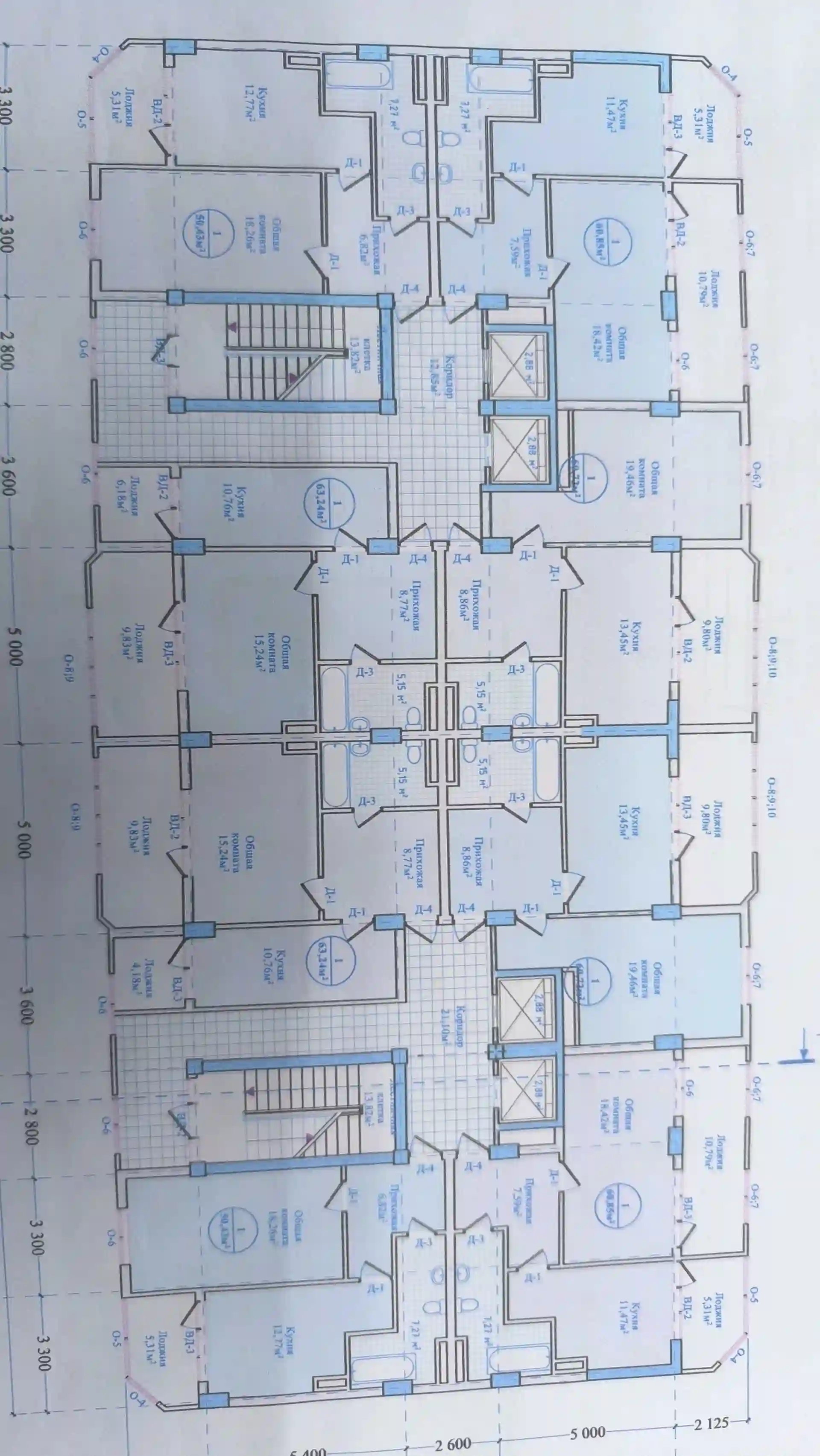 2-к квартира, 2 этаж, 60.81 м², Кривой