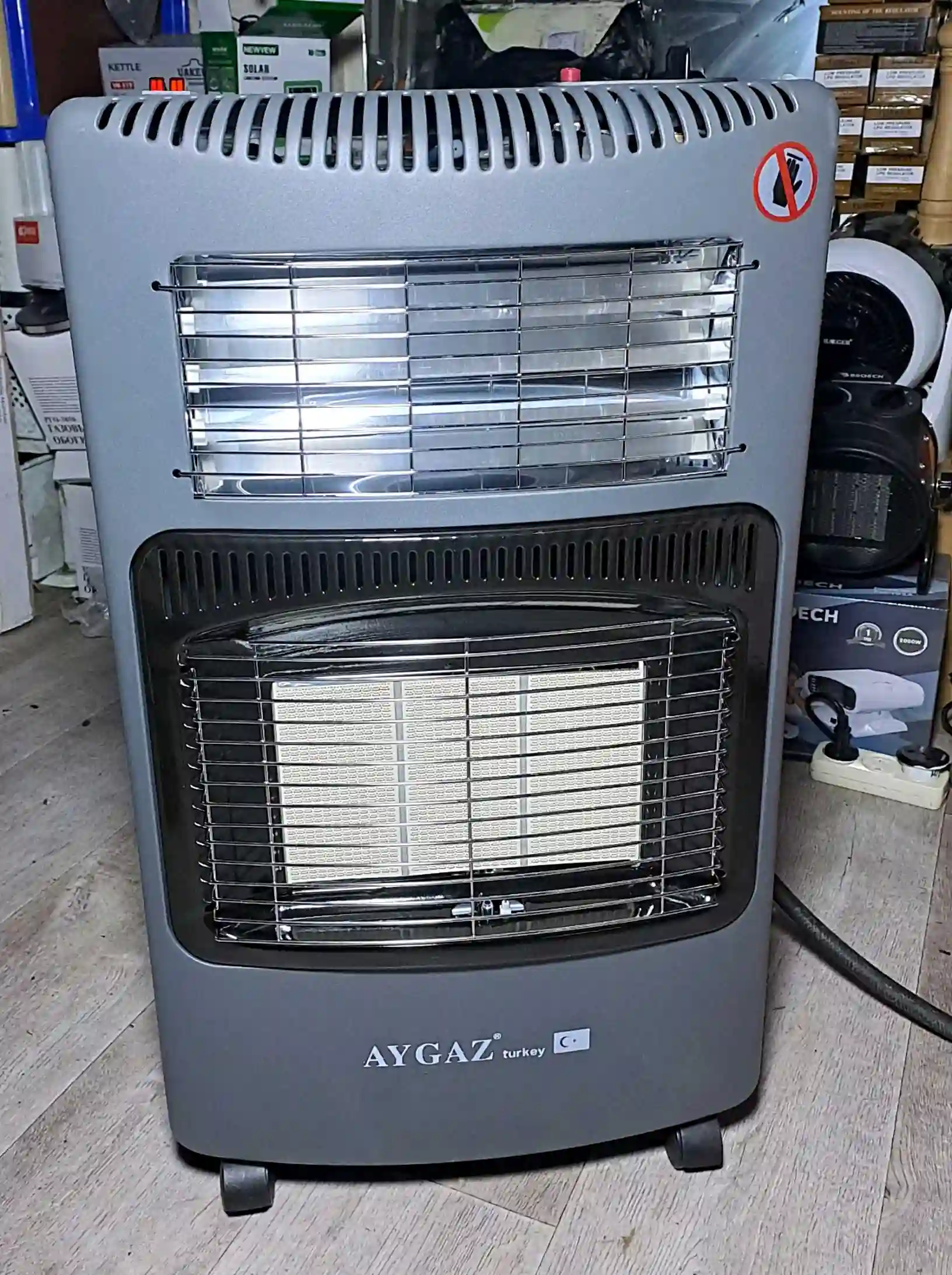 Газ печка ва свет 220v