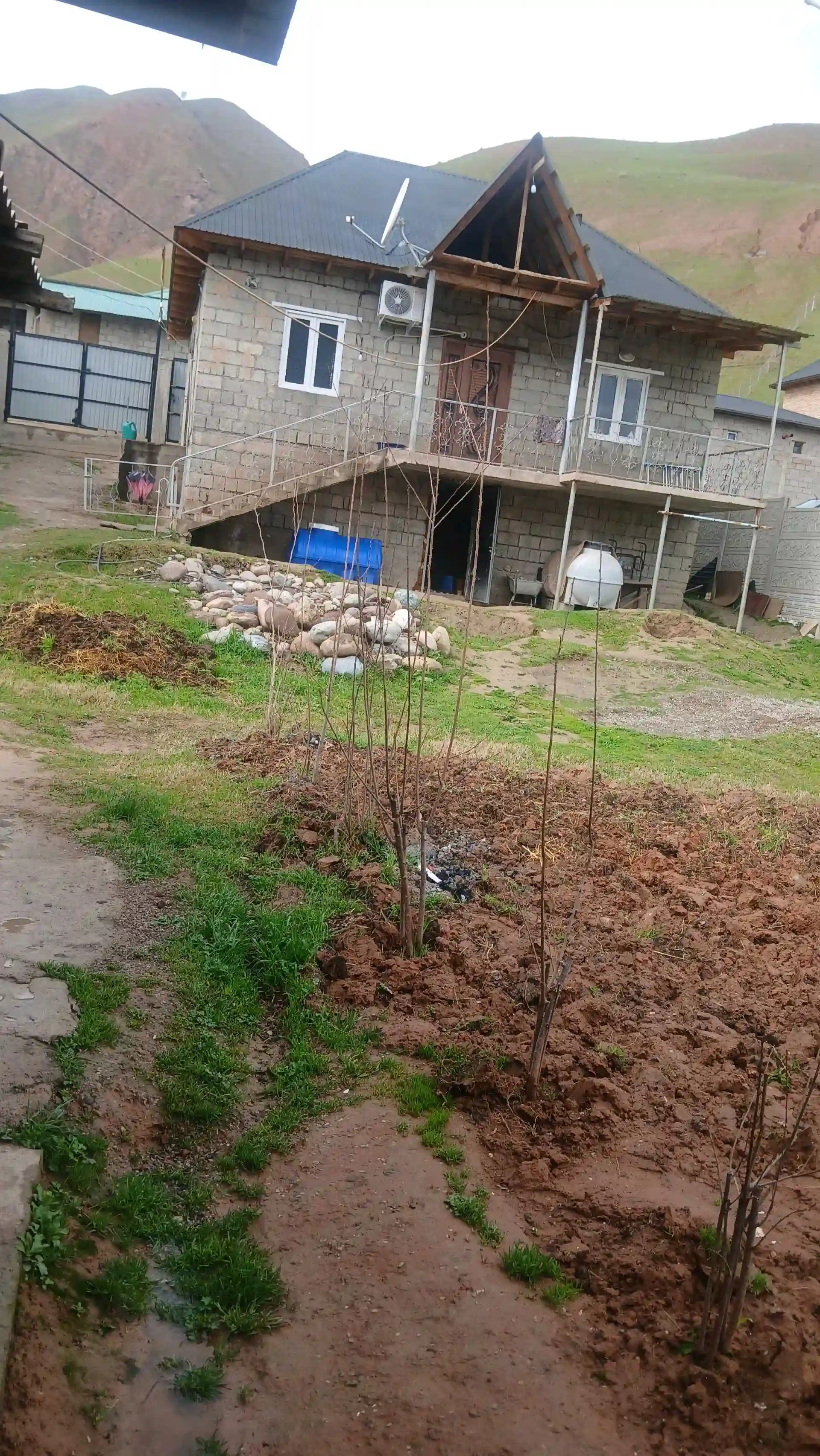 1 этажный, 3-комн. дом, 100 м², 45 соток, дехаи чал чал