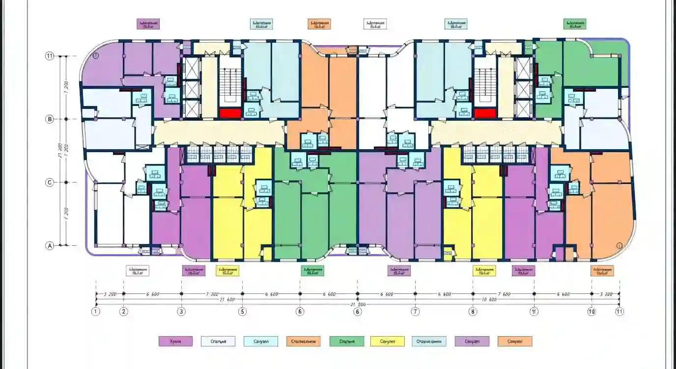 3-к квартира, 14 этаж, 107 м², И.Сомони