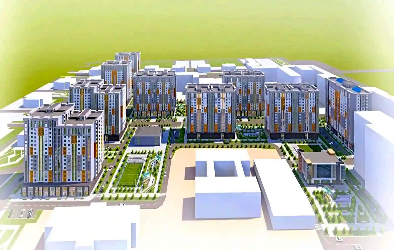 3-к квартира, 10 этаж, 91 м², Шохмансур
