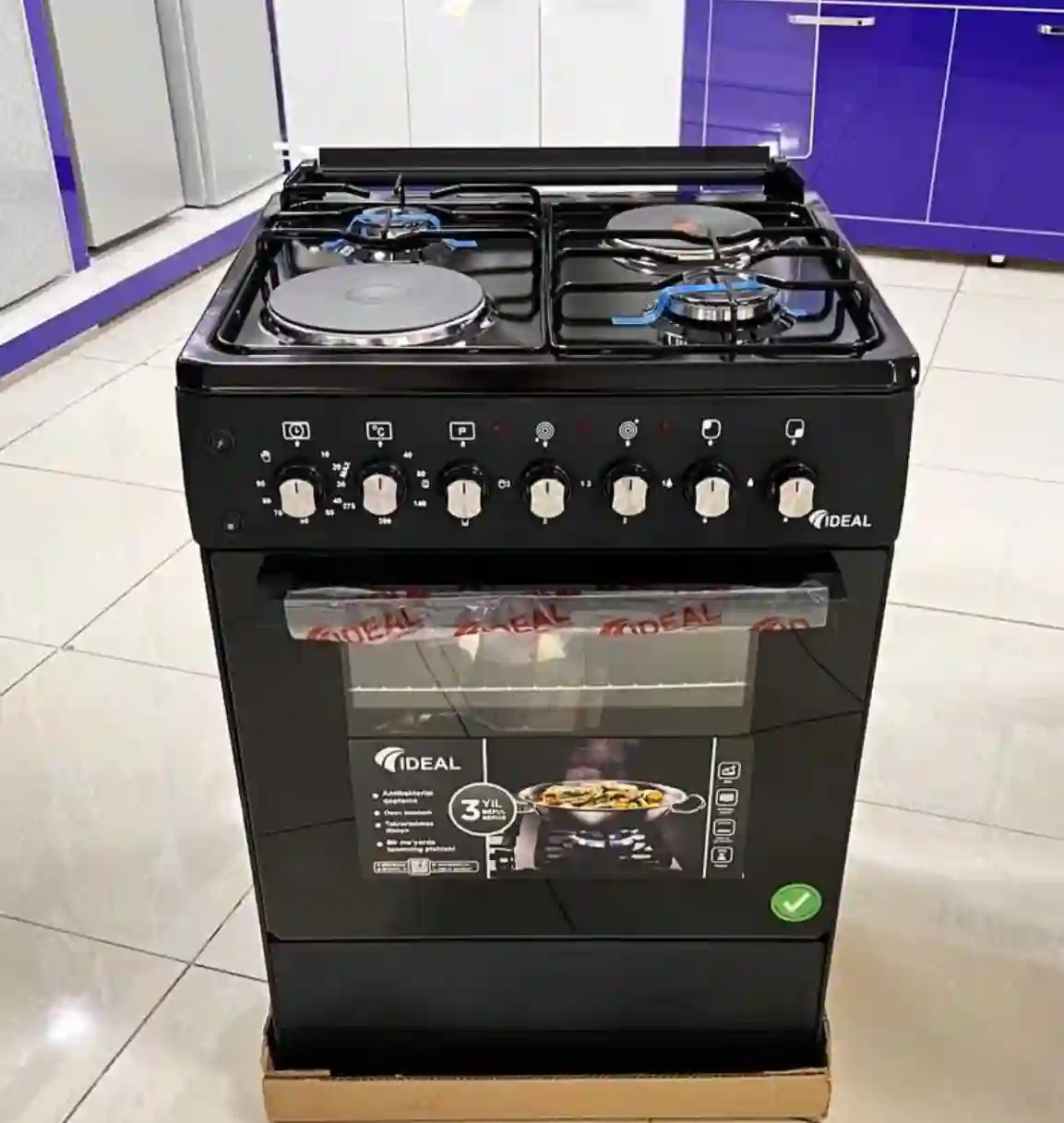 Духовка Пилта 2-2 Чёрный 60-60