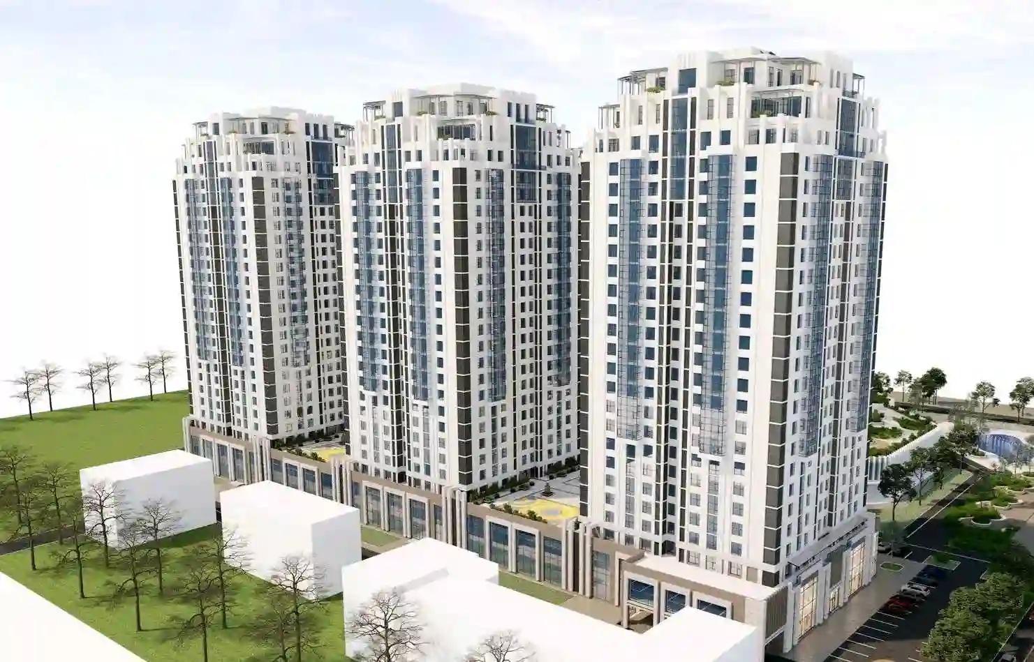 3-к квартира, 24 этаж, 153 м², Шохмансур