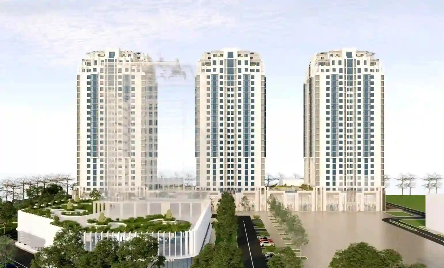 3-к квартира, 24 этаж, 153 м², Шохмансур