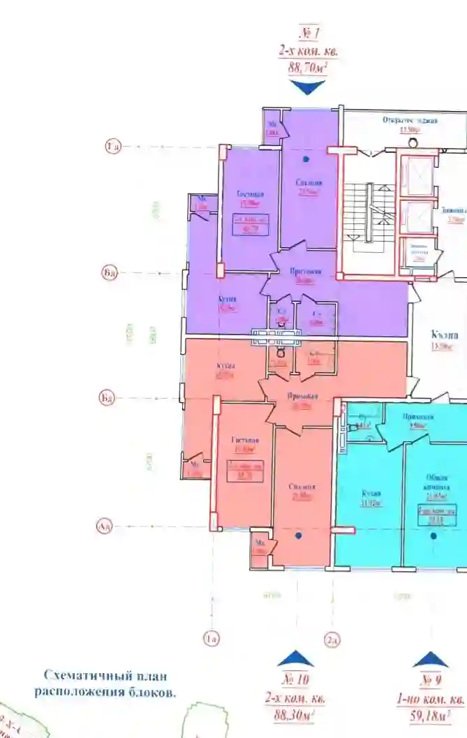 2-к квартира, 3 этаж, 88 м², И.Сомони