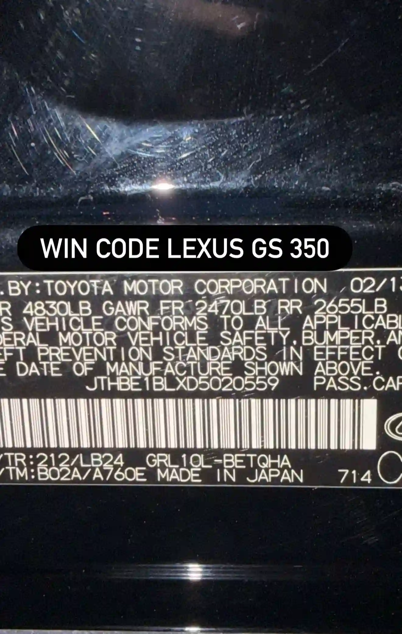 Lexus Gs series 2014