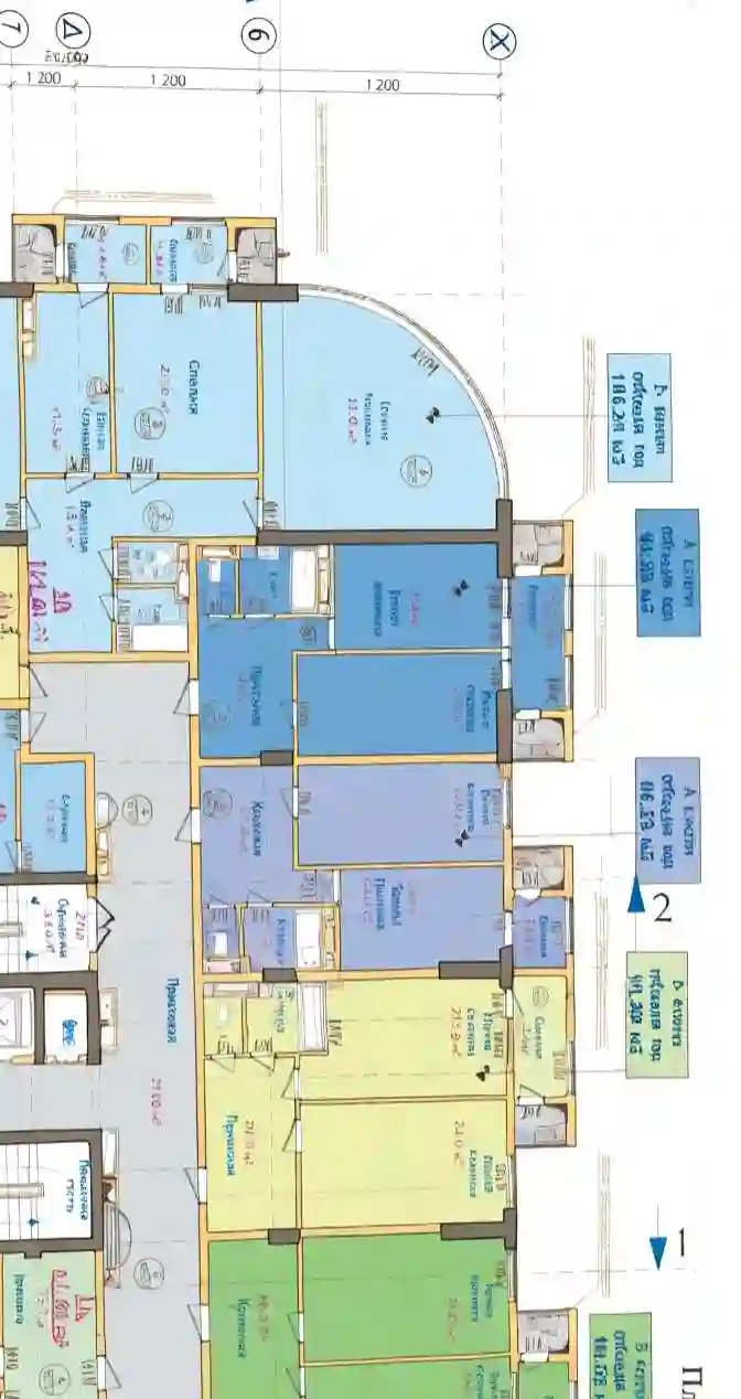 1-к квартира, 13 этаж, 57 м², Сино