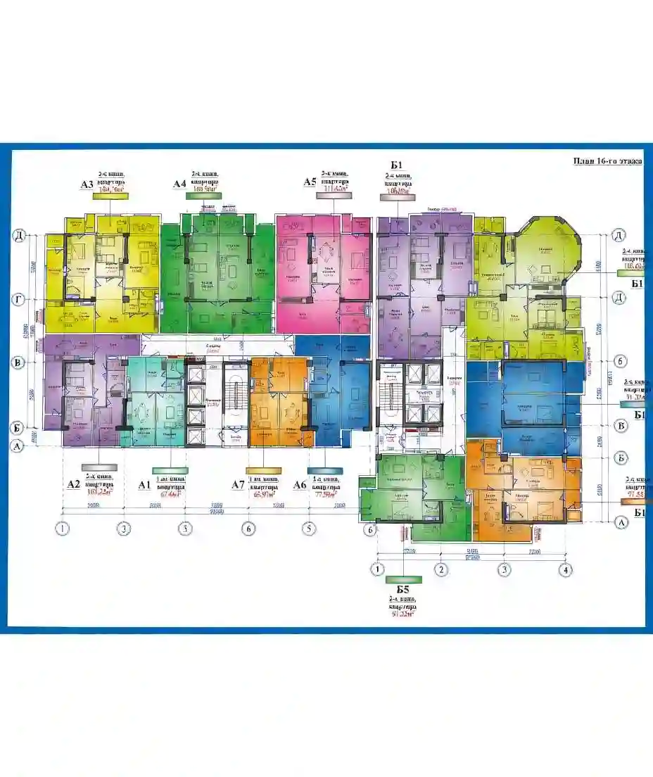 2-к квартира, 16 этаж, 77 м², И.Сомонӣ