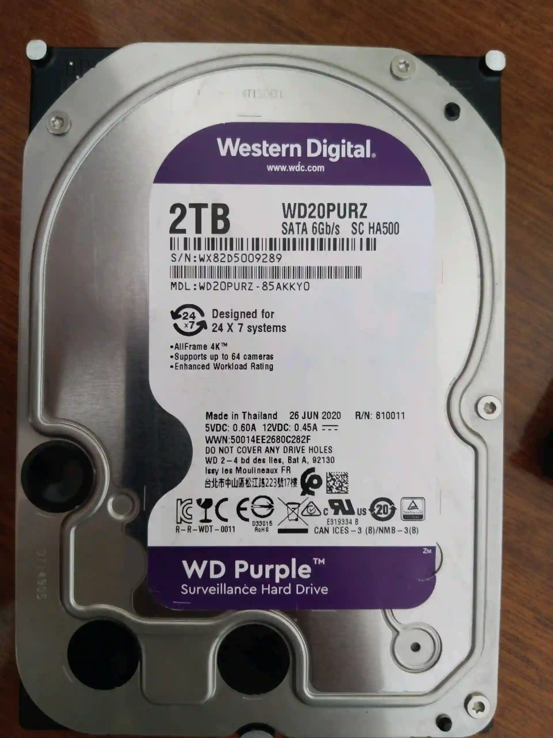 Жесткий диск HDD 2TB WD