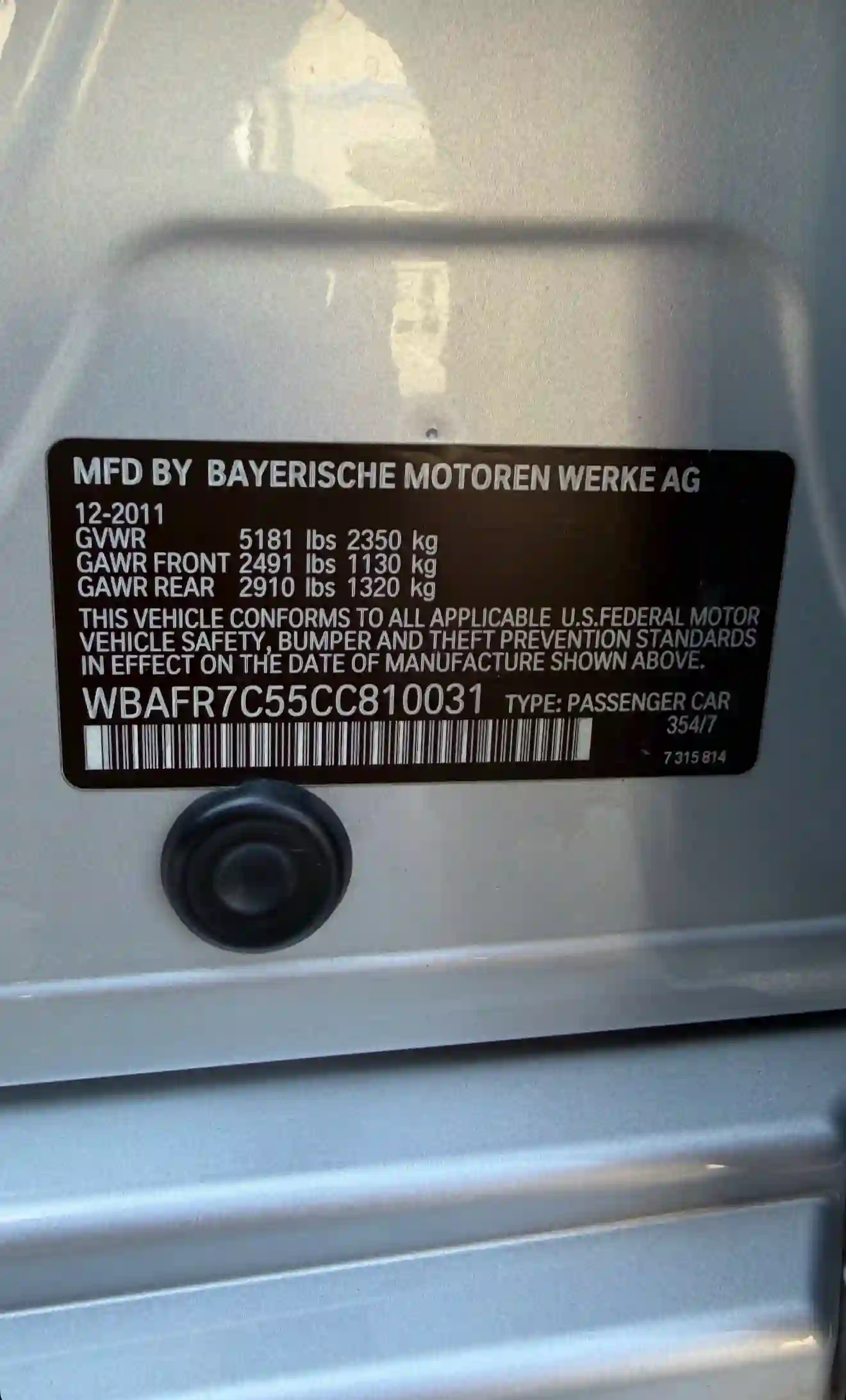 BMW 5 series 2012 — миниатюра 6
