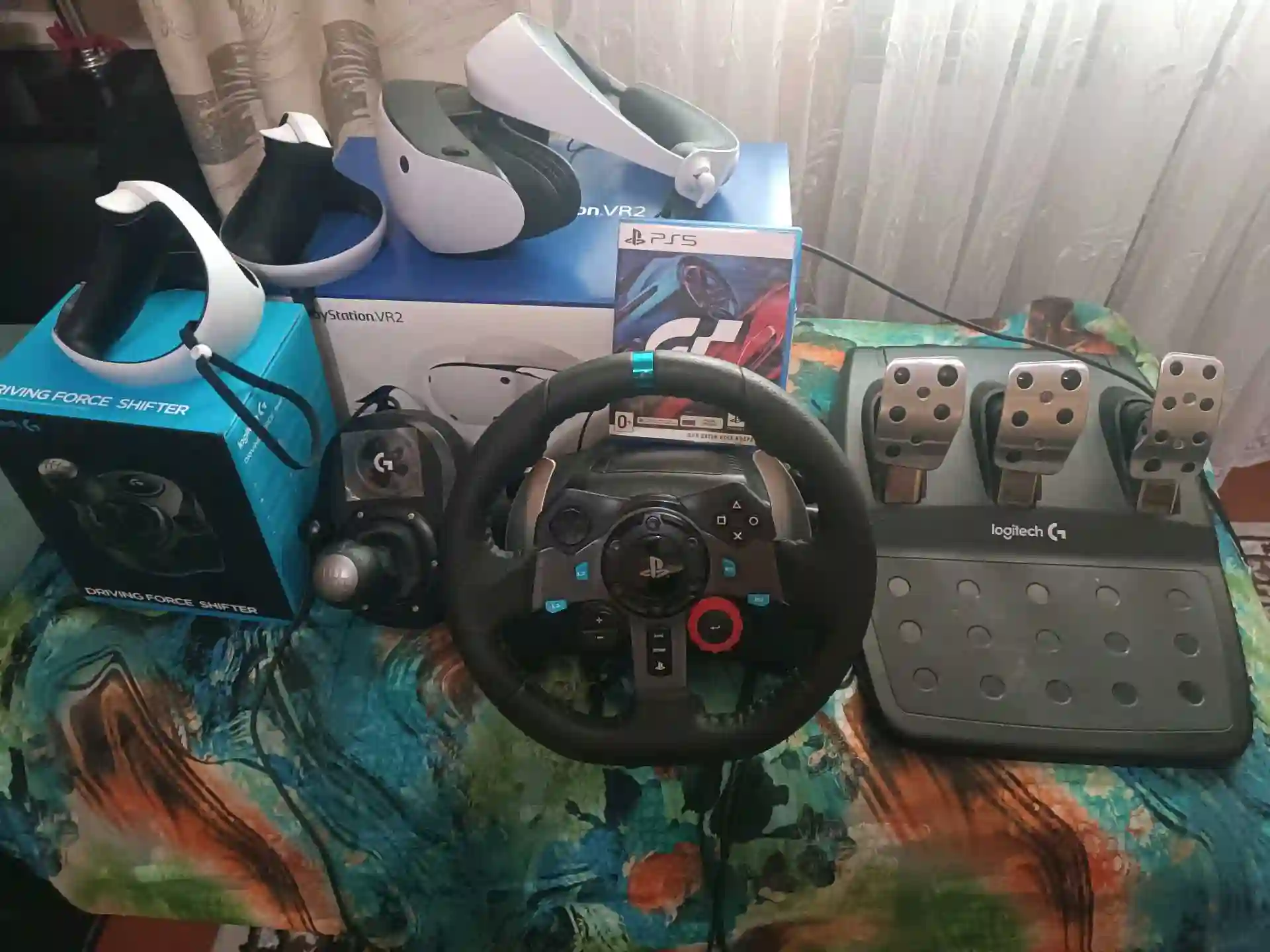 PSVR2+Logitech G29+Shifter+GT 7 VR