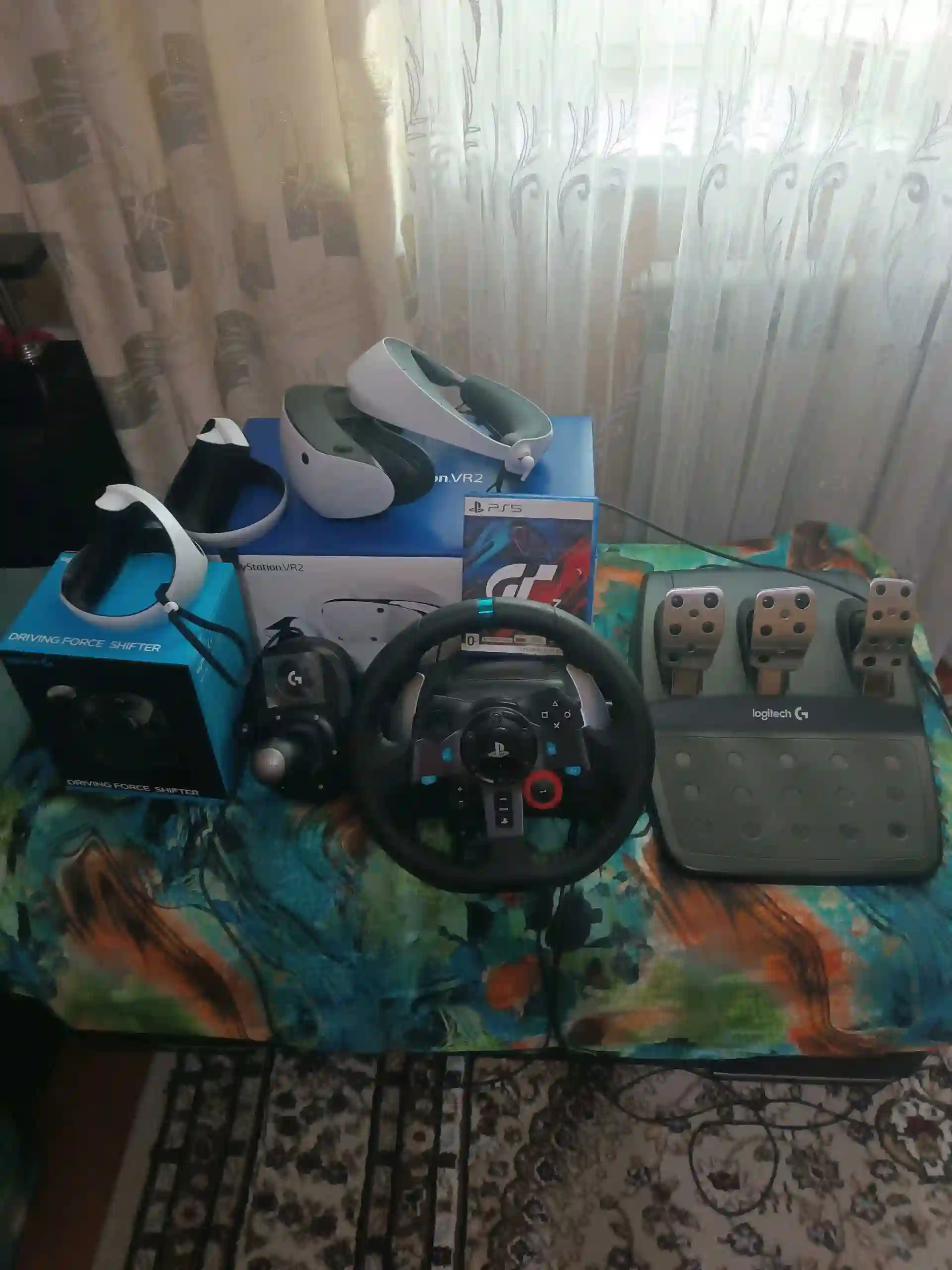 PSVR2+Logitech G29+Shifter+GT 7 VR