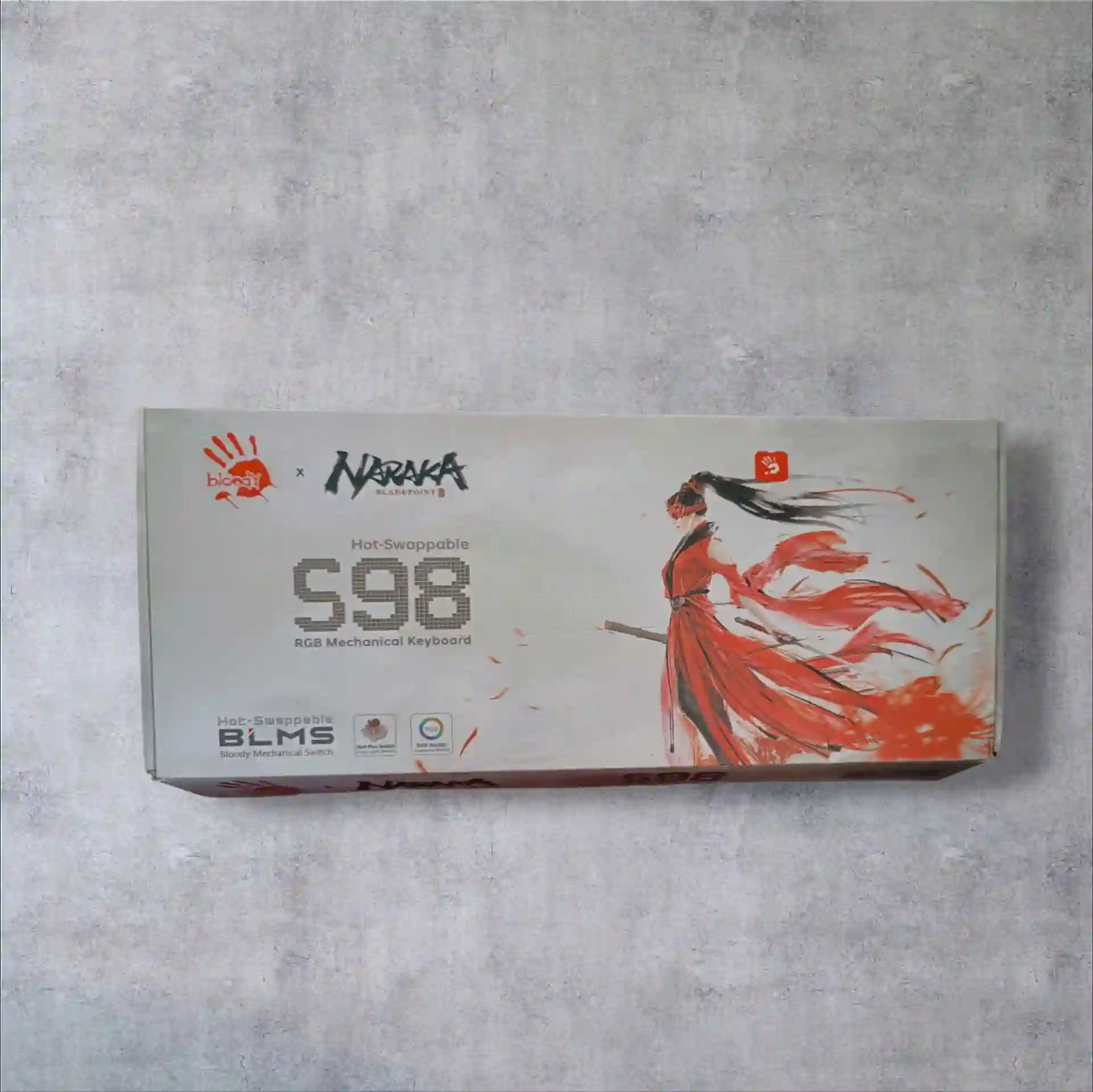 Механическая клавиатура Bloody S98 Naraka Edition