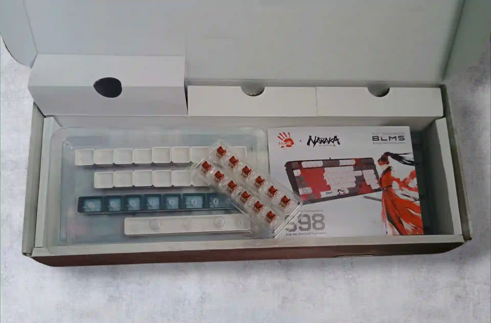 Механическая клавиатура Bloody S98 Naraka Edition