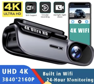 Видеорегистратор для Авто Dash Cam 4k Ultra HD Wi