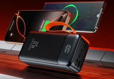 Внешний аккумулятор повербанк 30000mAh CAFELE