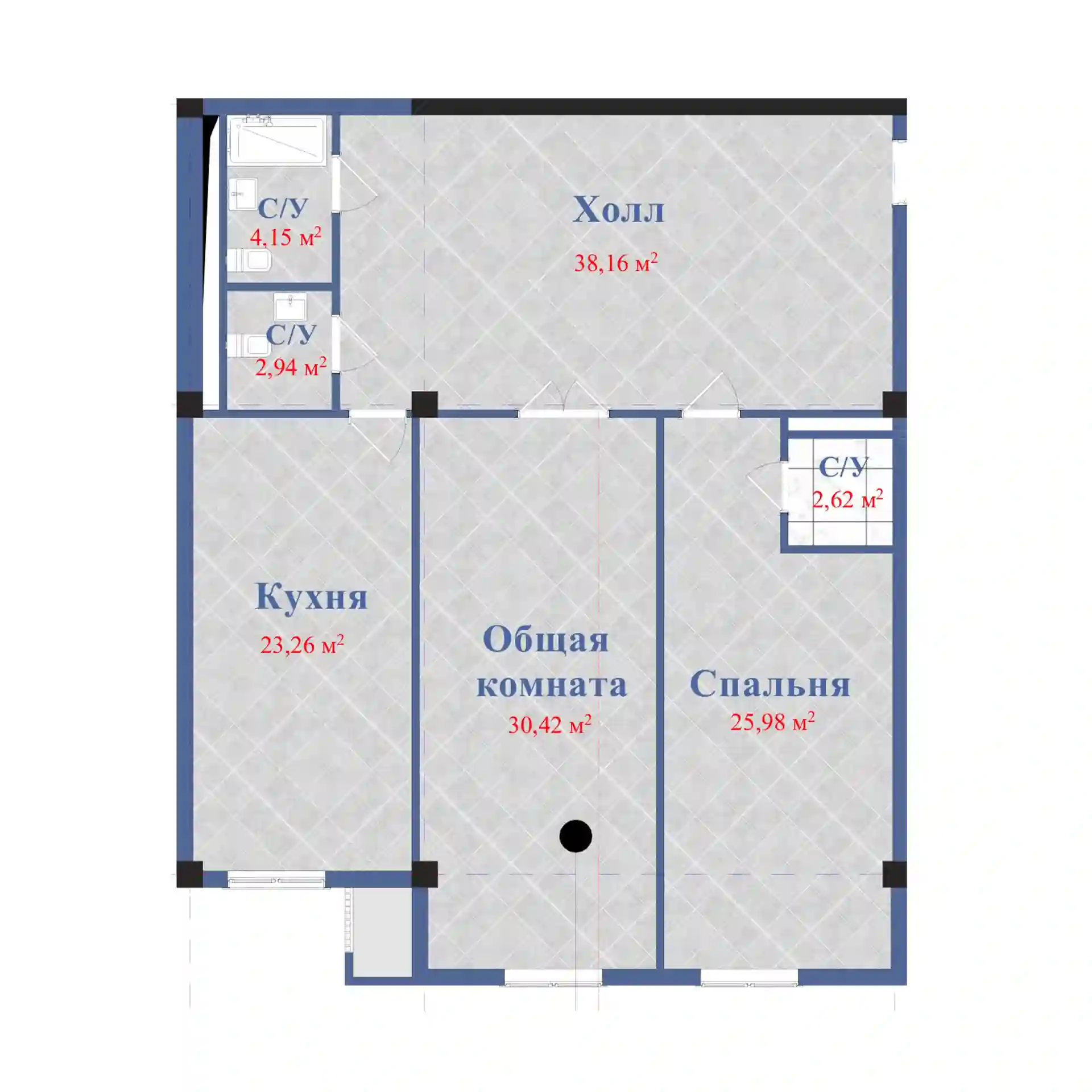 2-к квартира, 11 этаж, 127 м², Педиинстут