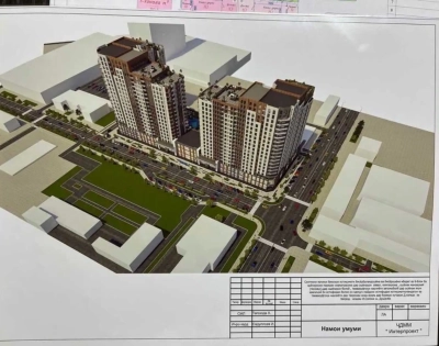 3-к квартира, 8 этаж, 178 м², шохмансур