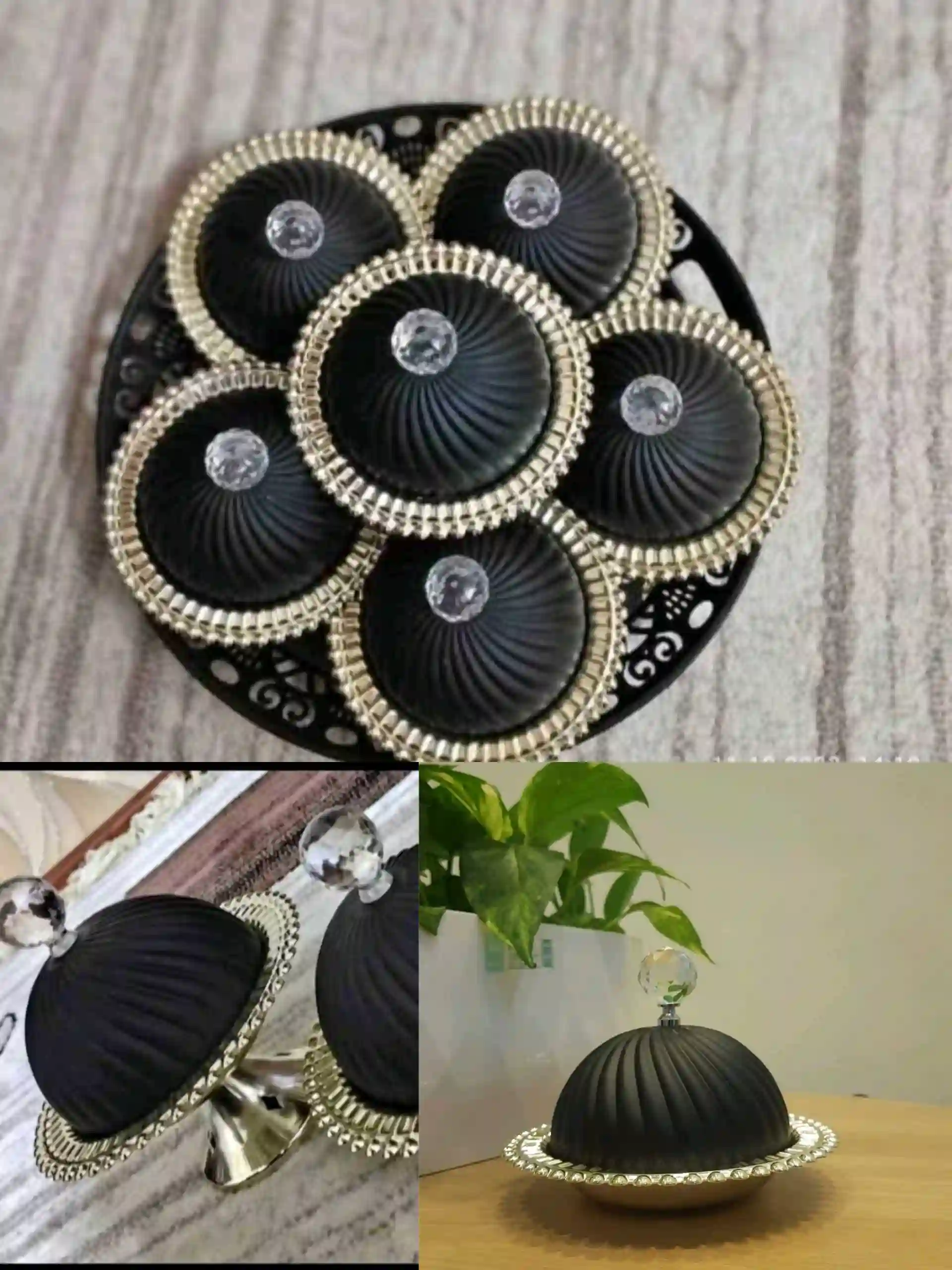 вазочки с крышкой 