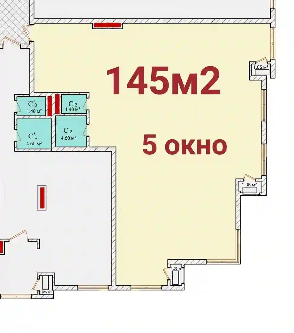 4-к квартира, 4 этаж, 145 м², Шохмансур