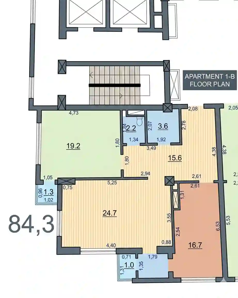2-к квартира, 7 этаж, 84 м², И.Сомонӣ