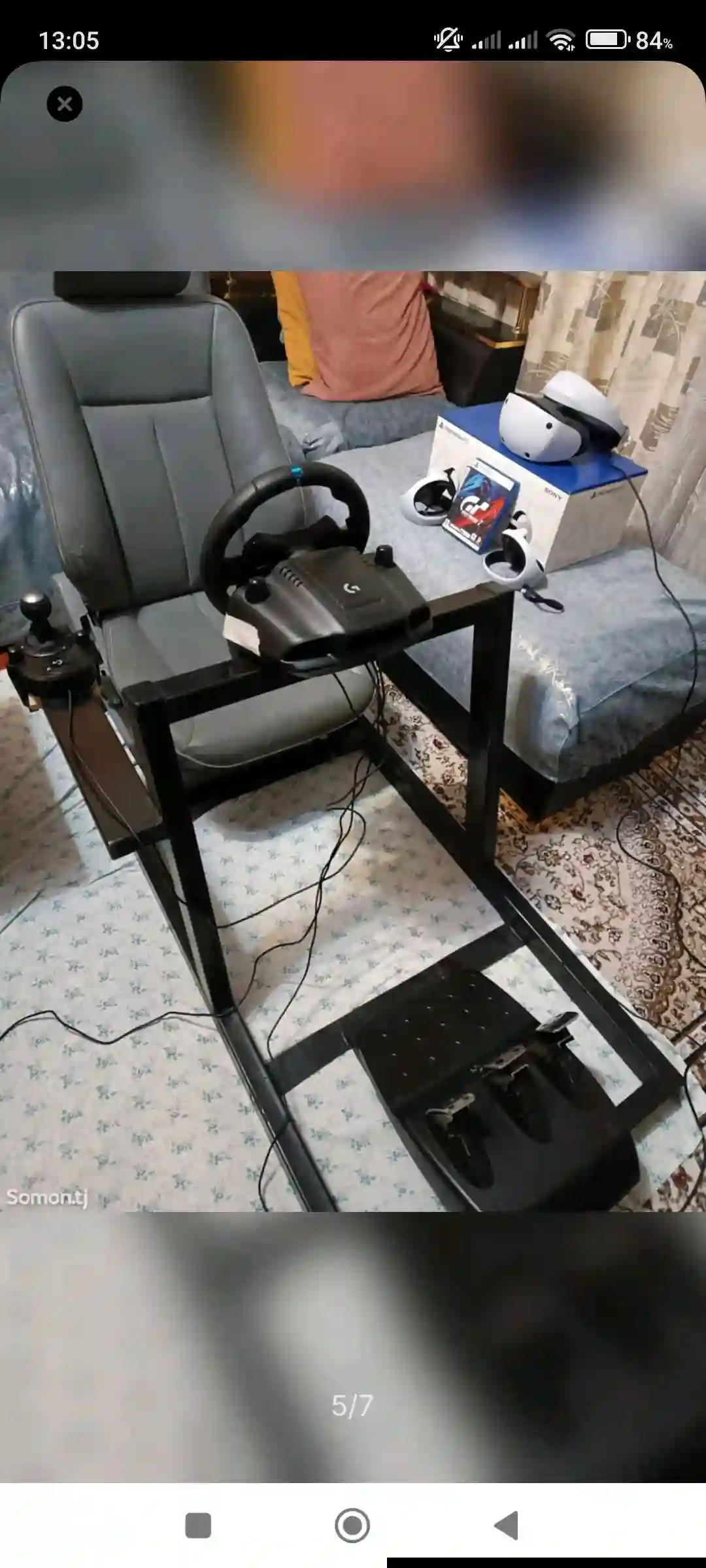 Кокпит+ Logitech g29+Shifter+PSVR2+GT7
