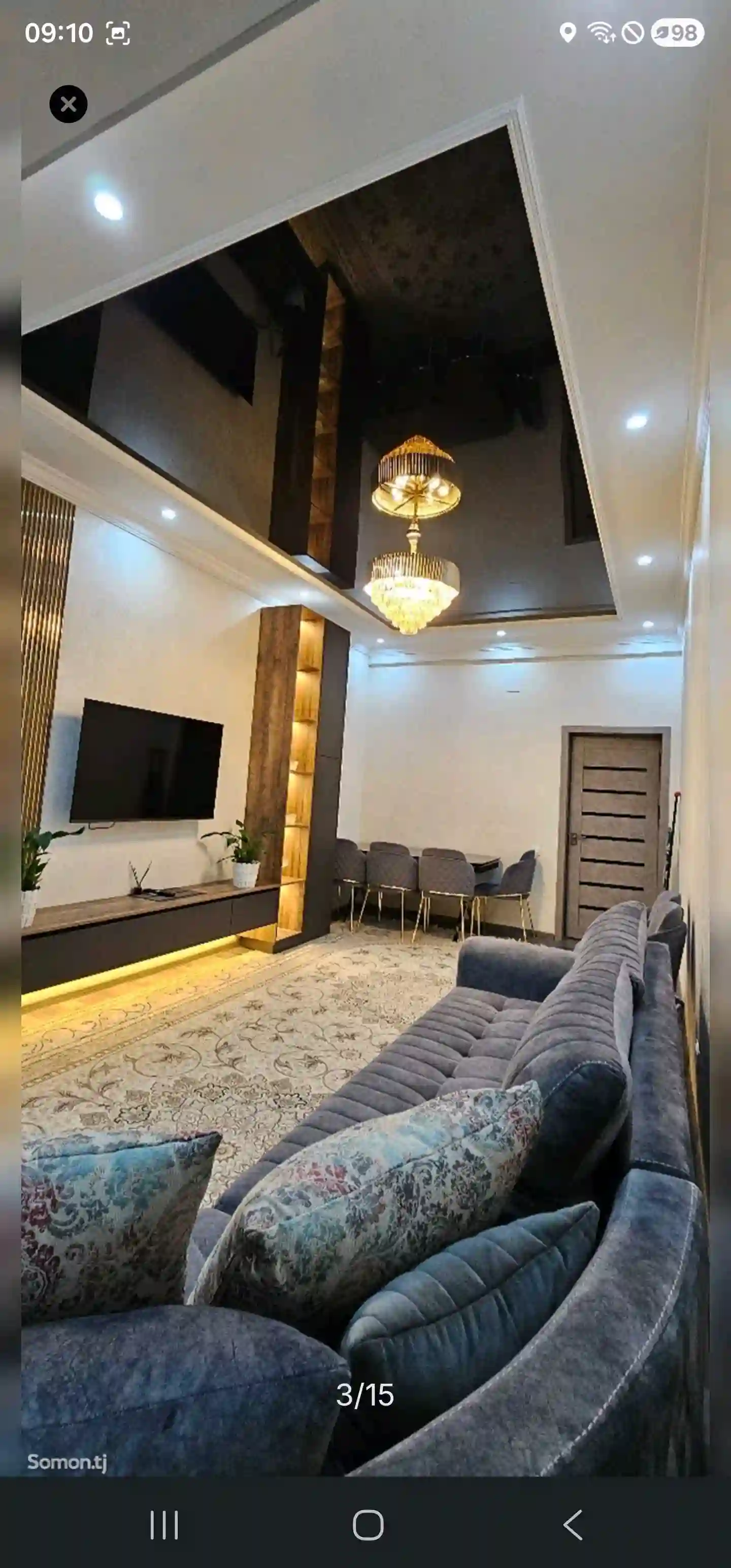 2-к квартира, 8 этаж, 72 м², универмаг камоли хучанди