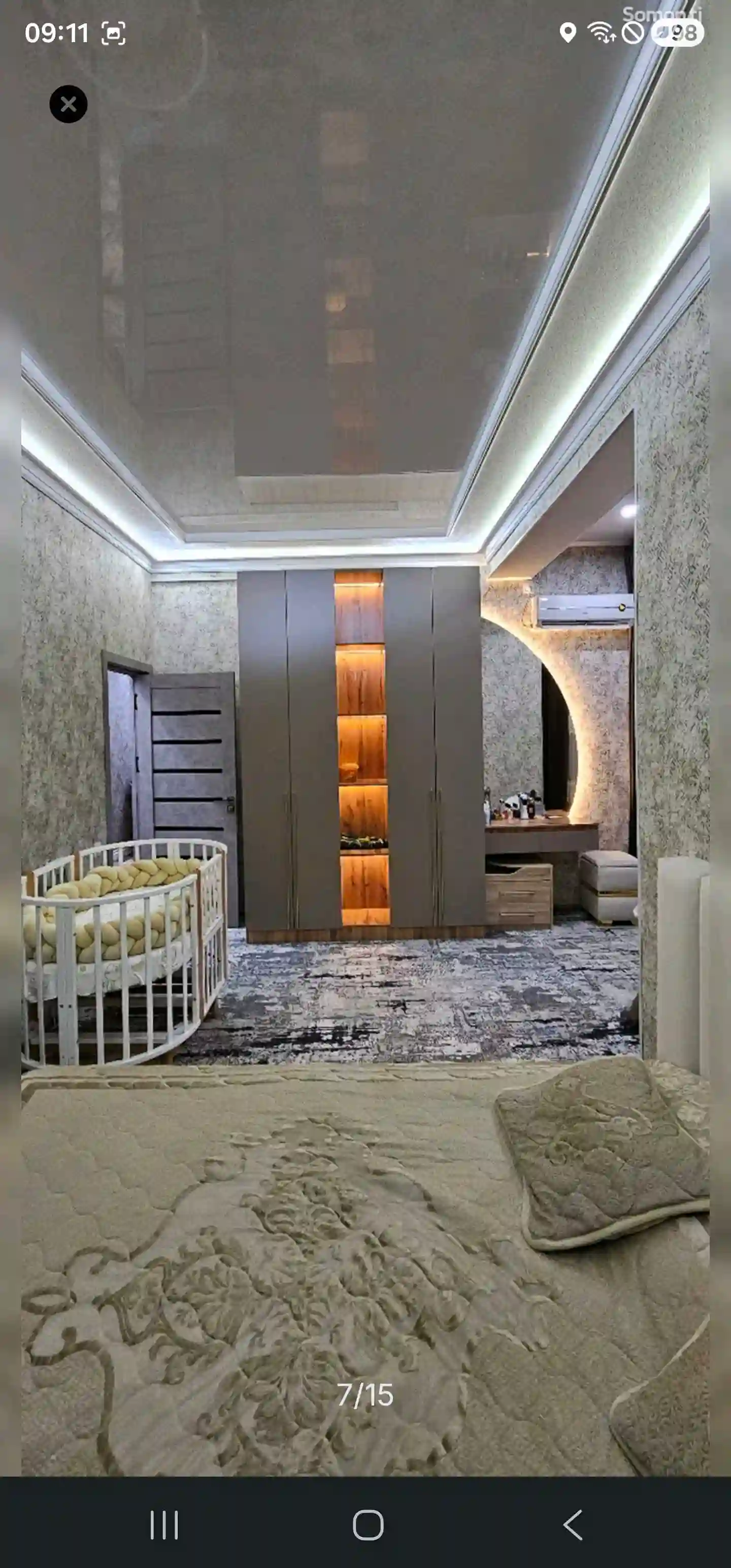 2-к квартира, 8 этаж, 72 м², универмаг камоли хучанди
