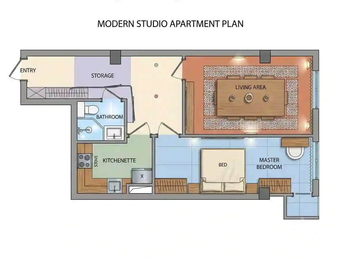 2-к квартира, 5 этаж, 56 м², Сино
