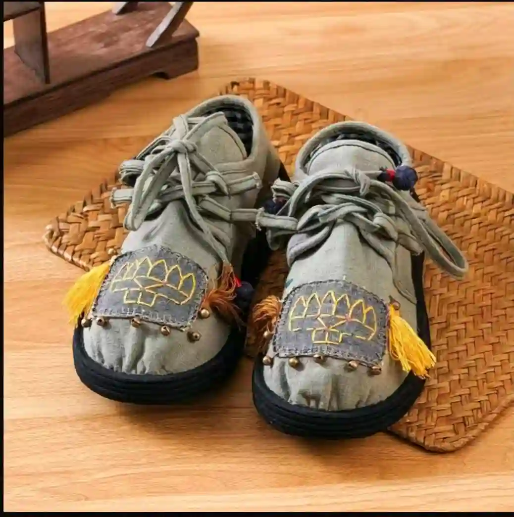Этно тапочки