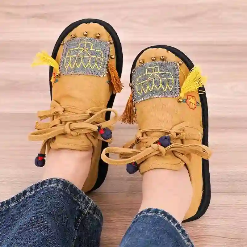 Этно тапочки