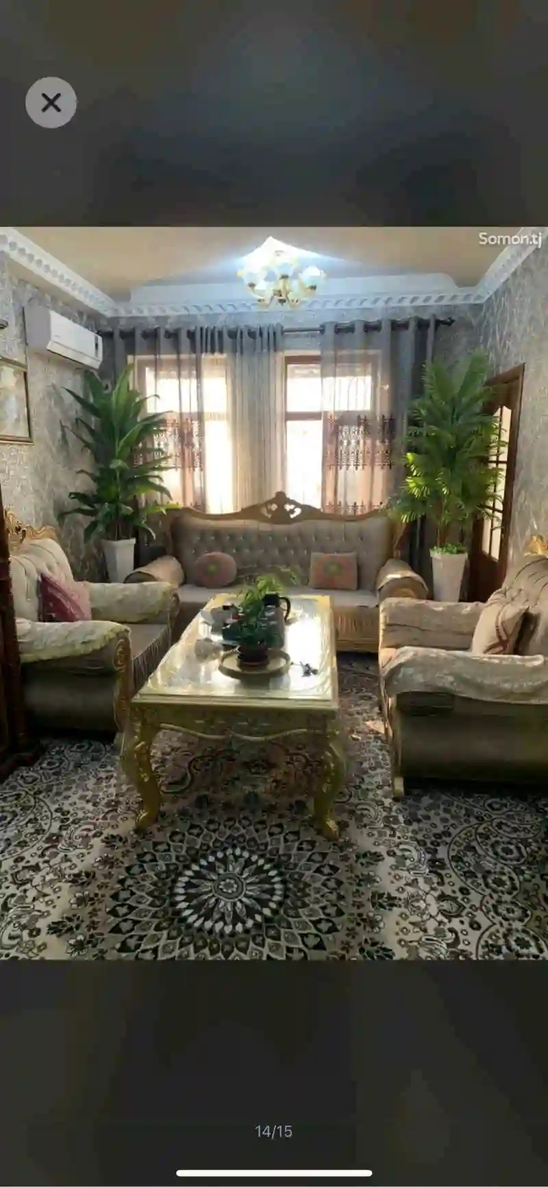 3-к квартира, 4 этаж, 64 м², И. Сомонӣ, Меҳргон