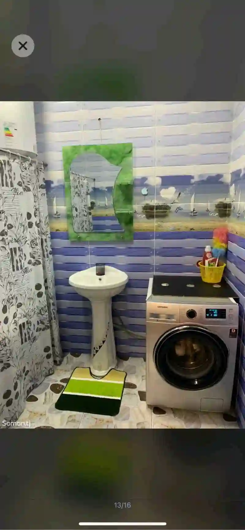 3-к квартира, 4 этаж, 64 м², И. Сомонӣ, Меҳргон