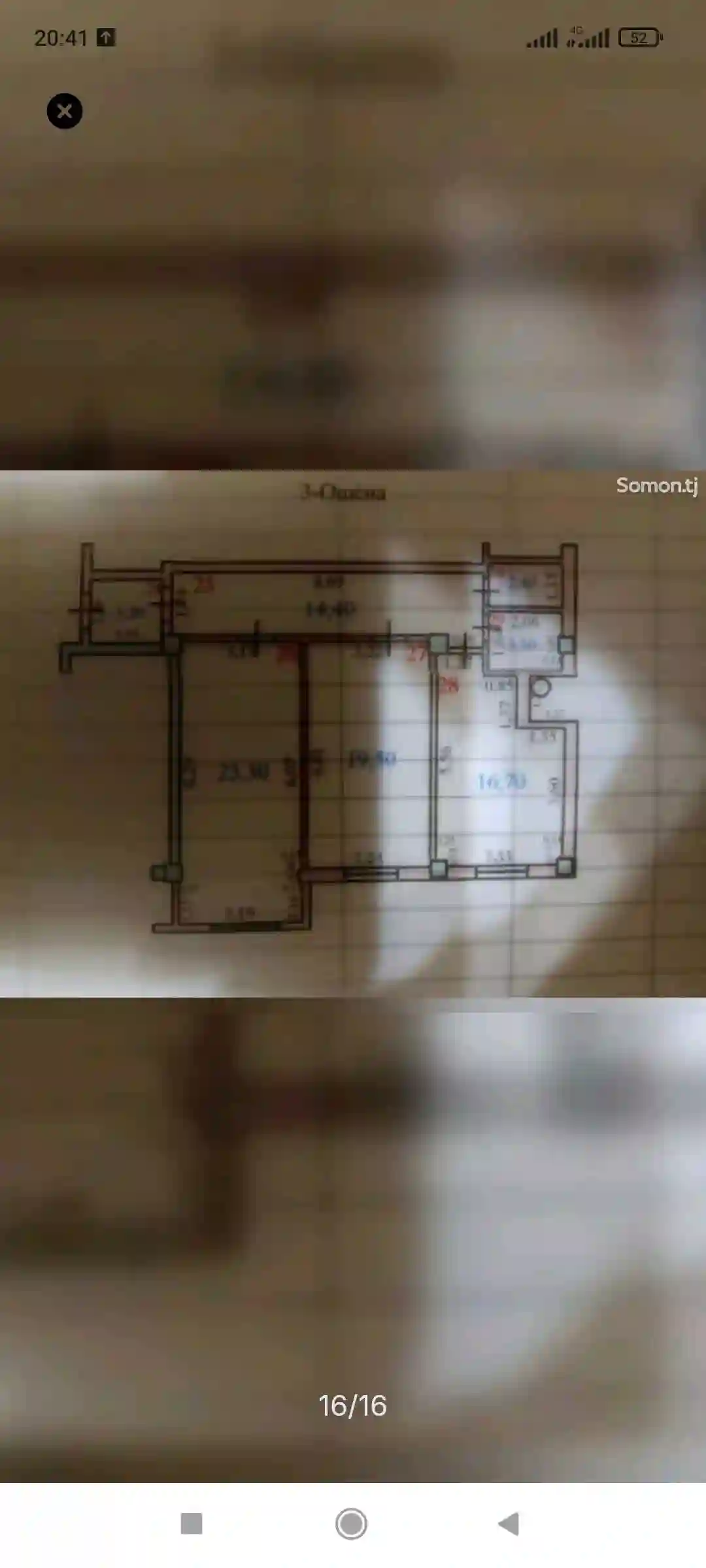 2-к квартира, 3 этаж, 83 м², Шохмансур