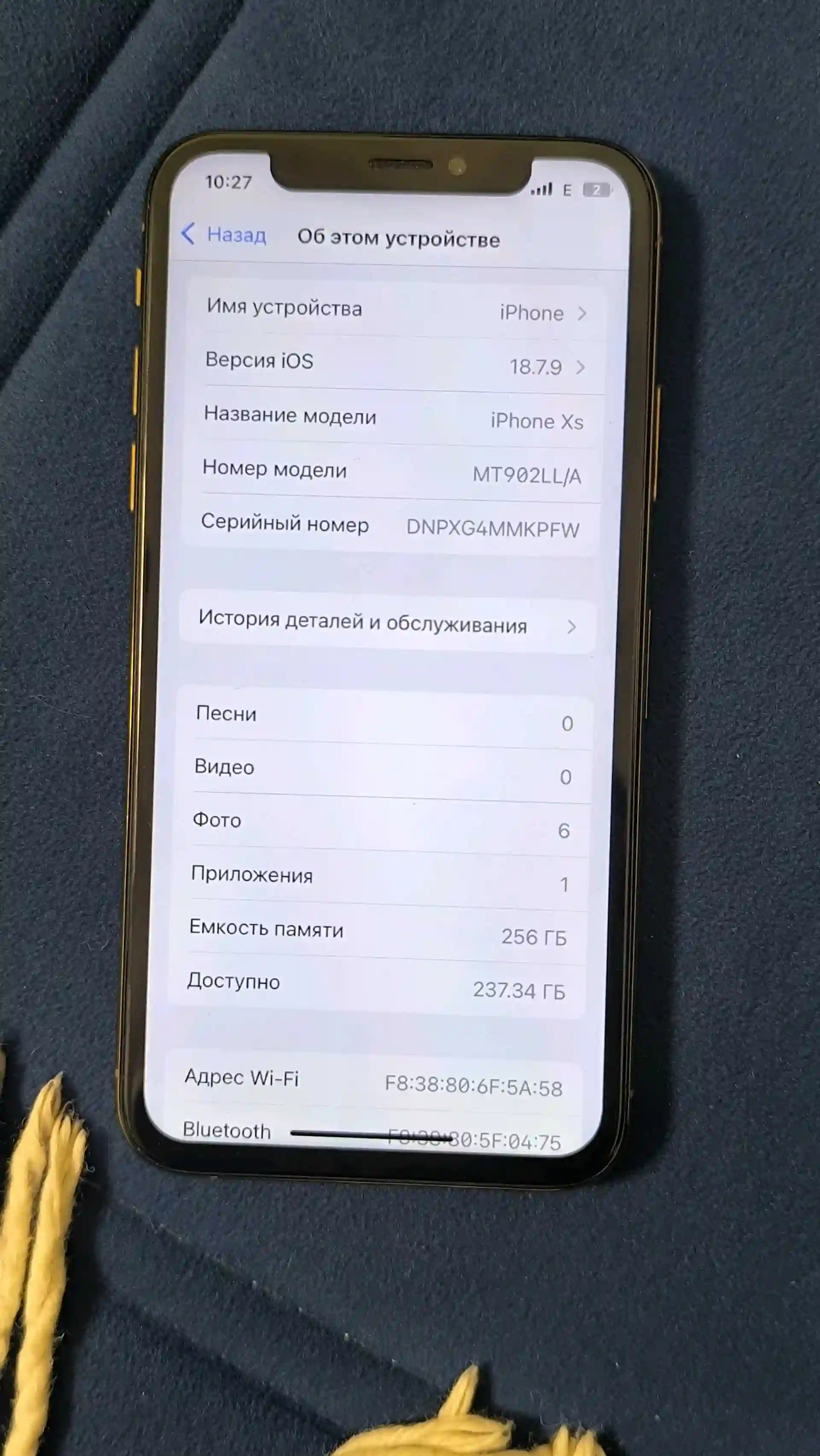 Apple IPhone xs 256 gb