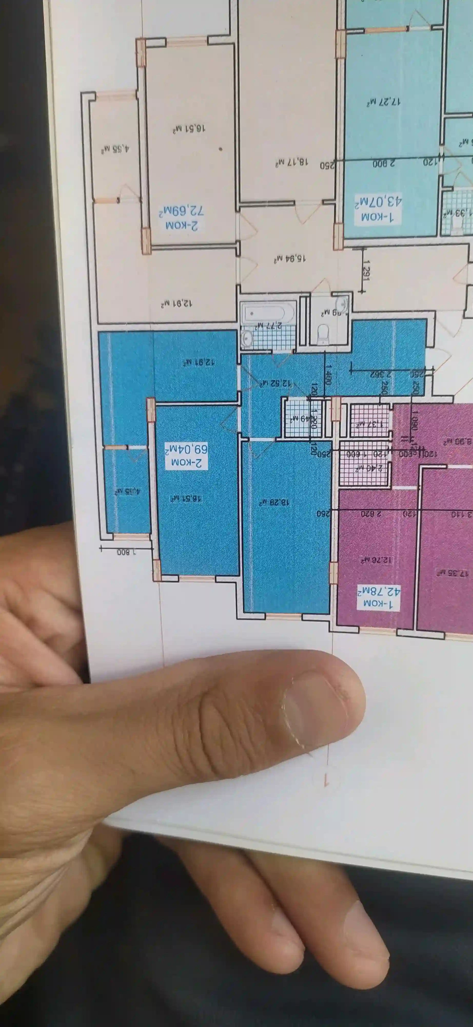 2-к квартира, 9 этаж, 69 м², Ленинград
